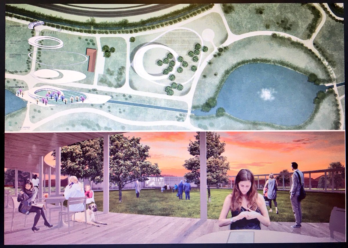ComunediBergamo's tweet photo. Ecco il progetto vincitore del #concorso del padiglione del parco della #Trucca: sarà realizzato entro il 2018. #Ambiente #ComunediBergamo https://t.co/nTWTq4fTtB