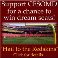 cmtyfndnsomd's tweet photo. Win VIP seats Redskins vs. Giants New Year's Day with donation by noon today, go: https://t.co/0FO6z0M1B4 https://t.co/m0mSuU9HX4