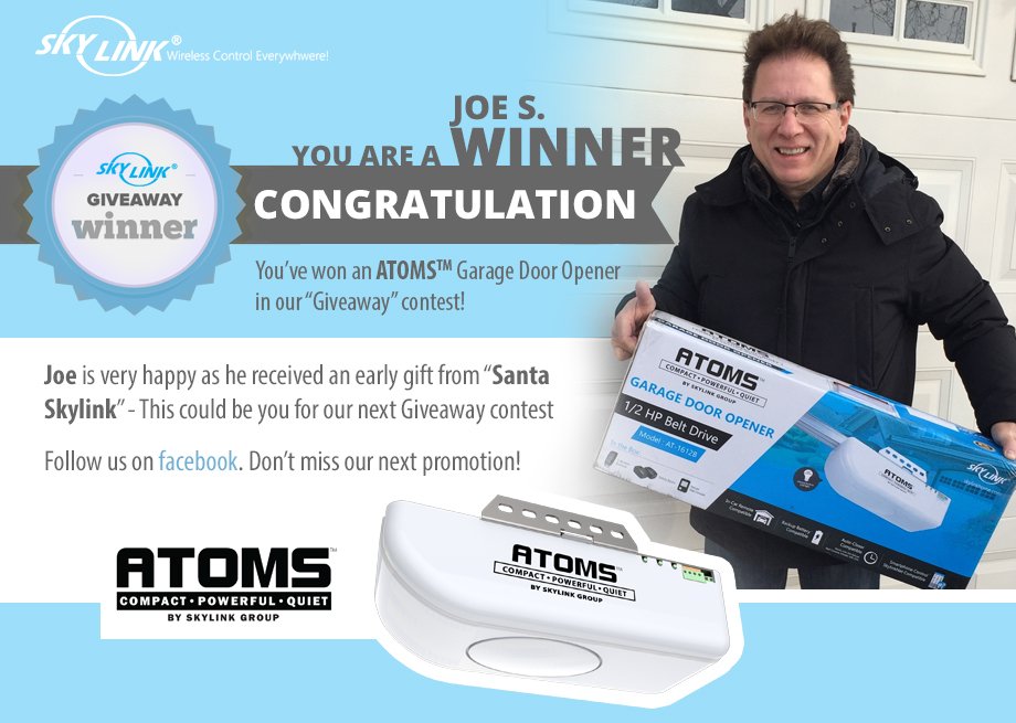 skylinkhome's tweet photo. #skylinkNet #garagedoorcontrol #smarthome #IFTTT #free #contestwinner #Atoms https://t.co/JUBGMIdZ99