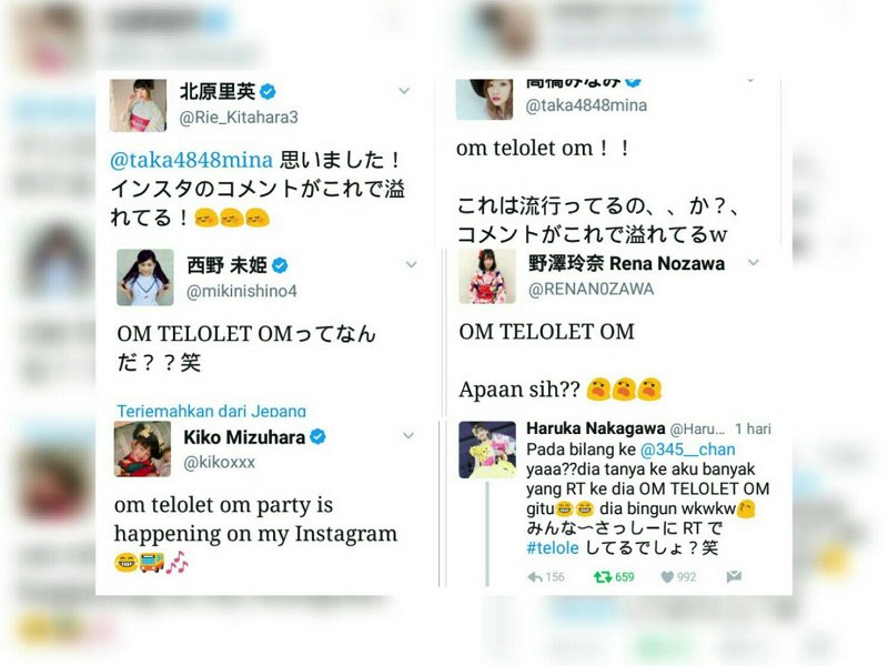 JapaneseStation's tweet photo. Om Telolet Om Membuat Beberapa Artis Jepang Bingung | https://t.co/RP4uhnLkGC https://t.co/HPQXXYb157