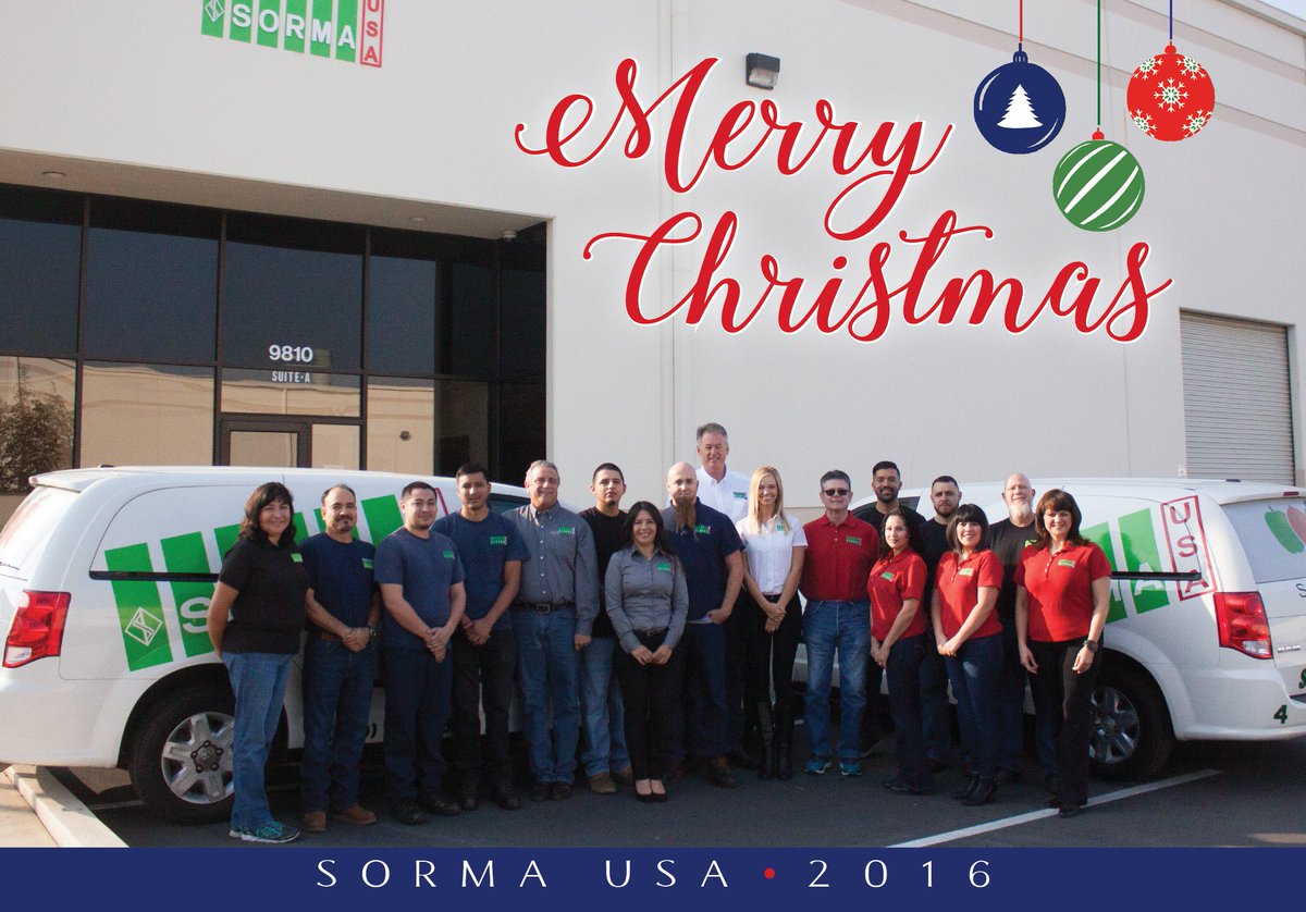 SormaUSA's tweet photo. From our business and families to yours...Merry Christmas from the Central Valley! #SormaUSA #CaliforniaBusiness https://t.co/uuB4Pa3YfM