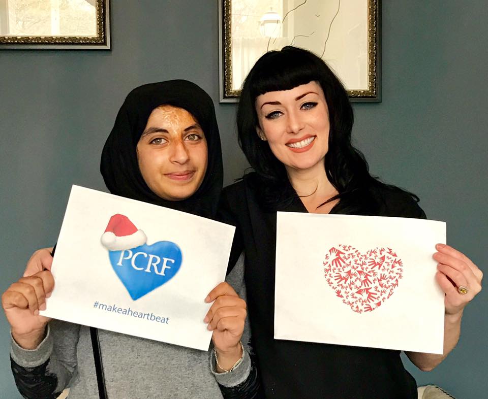 ThePCRF's tweet photo. Anwar is receiving reconstructive surgery in Atlanta & has joined the #makeaheartbeat holiday campaign to encourage others to support it! https://t.co/UTzPUwD1wF