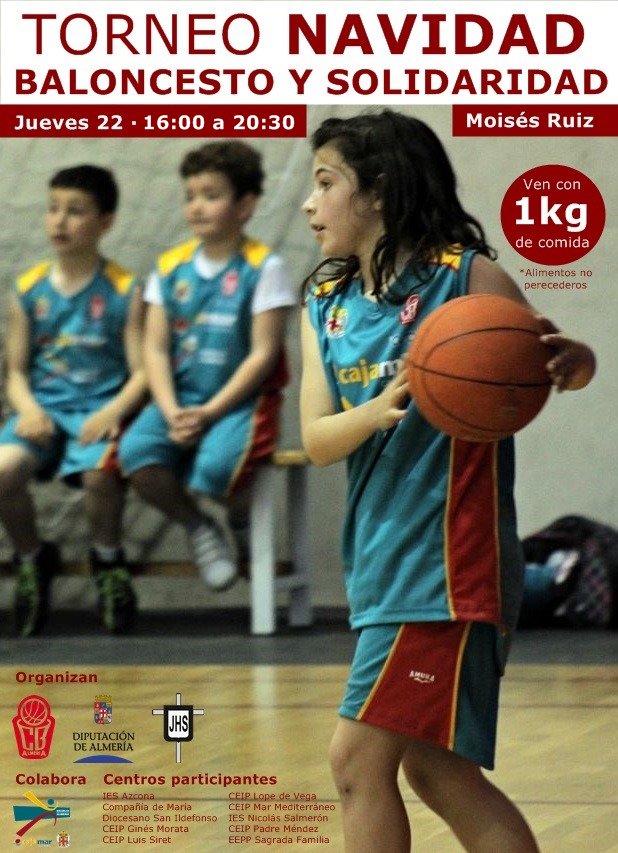 En poco más de 20 minutos comienza "En Navidad, Baloncesto y Solidaridad" <a href="/cbalmeria/">CB Almería</a> <a href="/DDipalme/">Deportes Dipalme</a> <a href="/perdon_almeria/">Hermandad del Perdón</a>. ¡Trae 1kg de comida! #goCB