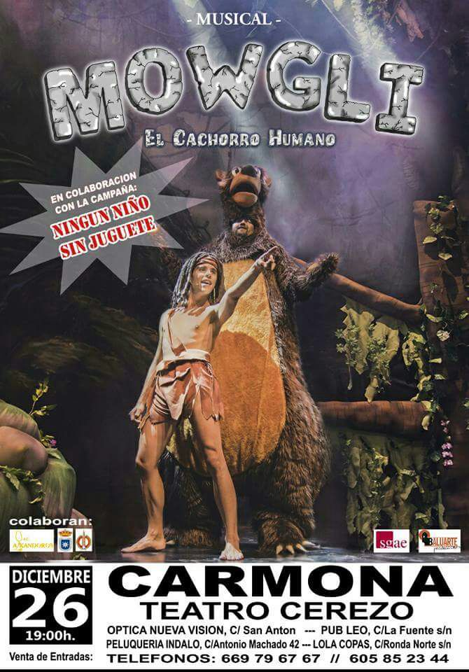 isabel470's tweet photo. entradas para el musical, Mowgli, en Óptica Nueva Visión, pub leo, Lola Copas, Peluquería Indalo, La Giraldilla Carmona, Alkandoros https://t.co/k1xwhEvFfB