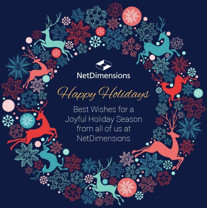 NetDimensions's tweet photo. Happy Holidays from all of us at #NetDimensions! https://t.co/GZFkR06Cee