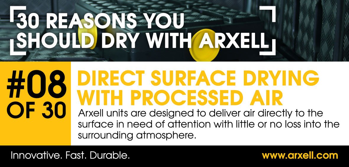 Another reason to consider Arxell... Head over to our website to learn more #ConstructionDrying #FloodRestoration