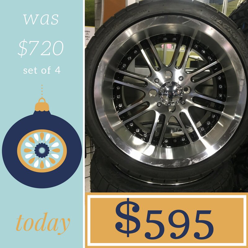 deverinc's tweet photo. Get 14" aluminum wheels w/ low profile tires for only $595! 
Call us at 859-523-5908 or visit our Lexington store at 1030 E New Circle. https://t.co/Rk2E2p1ANn