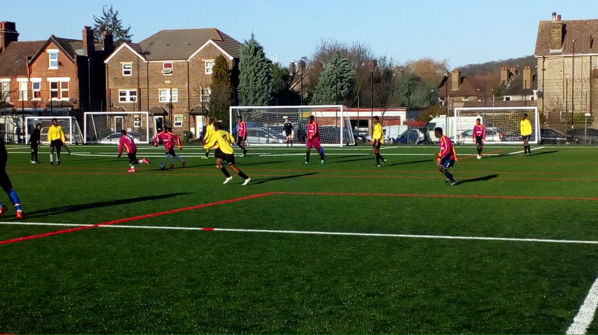 ILCS_FA's tweet photo. Huge thanks to @OldSalesians_FC for providing kit &amp; @cre8football for providing volunteers today. #promotingfairplayandfootballexcellence https://t.co/sZQ1sswrFa