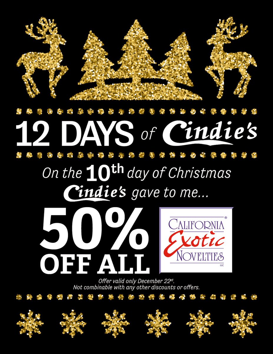 On the 10th day of Christmas... <a href="/CalExotics/">CalExotics</a>