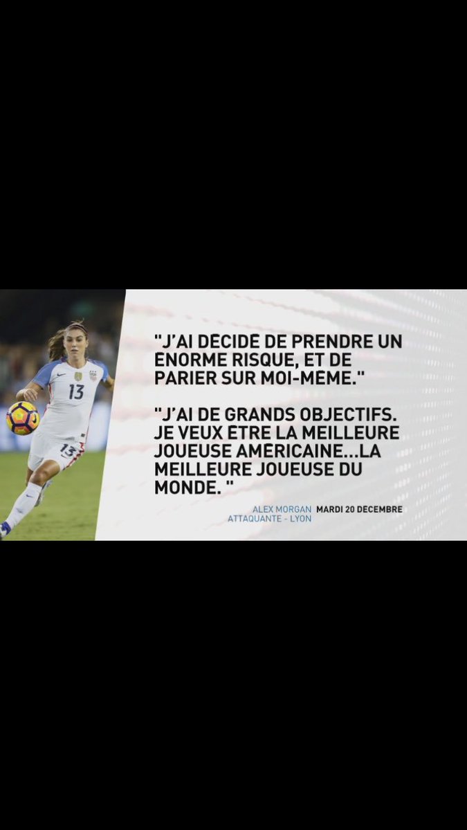 Bienvenue à <a href="/alexmorgan13/">Alex Morgan</a> à l'Ol 😍😍⚽#AlexMorgan
