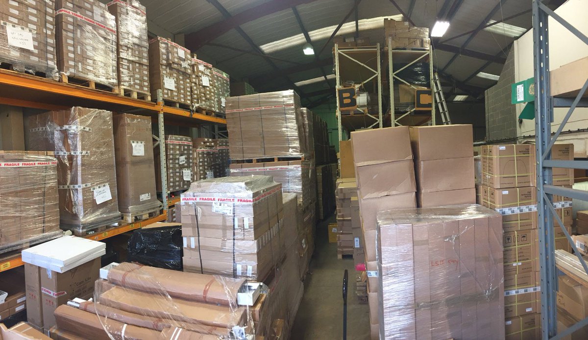 We've been busy in the run up to #Christmas all this stock is ready for shipment at the start of the #NewYear 2017
