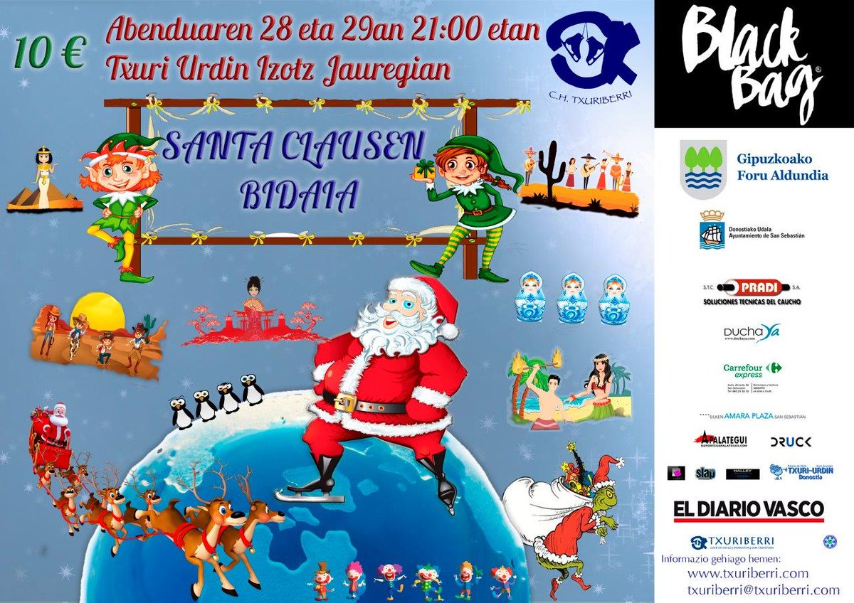 gipuzkoabasket's tweet photo. ¡Los dias 28 y 29 de diciembre no os perdáis el espectáculo de nuestros amigos del @txuriberri! https://t.co/8bM6z1TDVG https://t.co/PJYZXNGG4F
