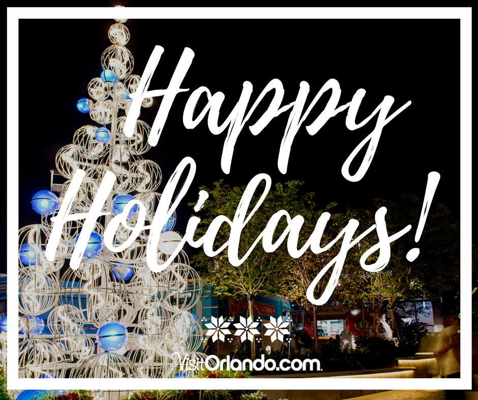 VisitOrlando's tweet photo. Merry Christmas from #Orlando! May your holidays be bright. 🎅 🎄 https://t.co/M8kEBkejJ4