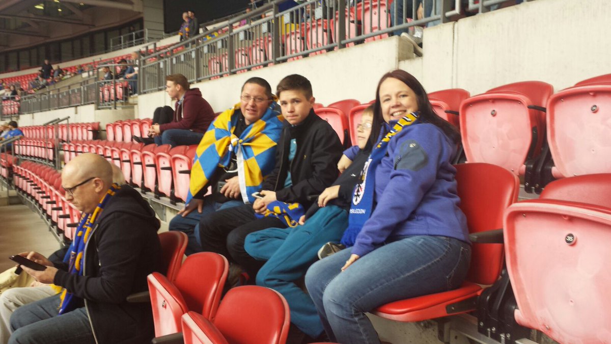 AdrianPym's tweet photo. @AFCWimbledon #mydonsyear can't beat a trip to Wembley https://t.co/IAOUp1ZDQt
