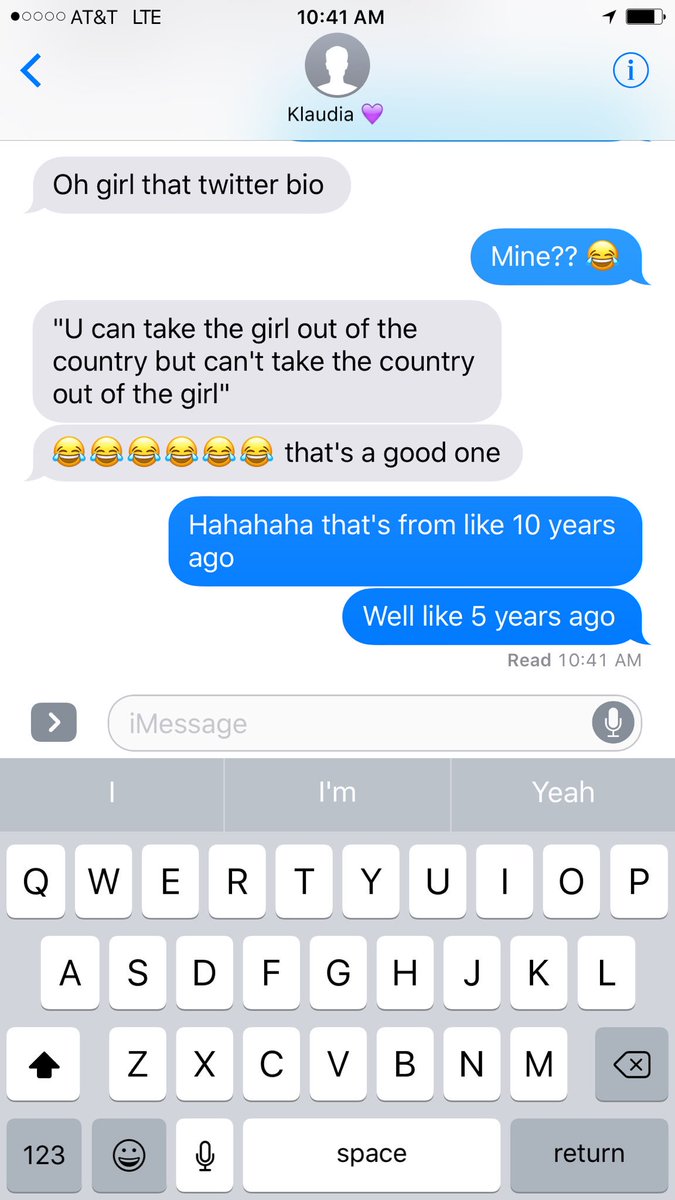 kurstinjb's tweet photo. @klaudia_gt hatin on my twitter bio #ithoughtitwascool #countrygirl #idontusetwitter https://t.co/DvgPRXp9sS