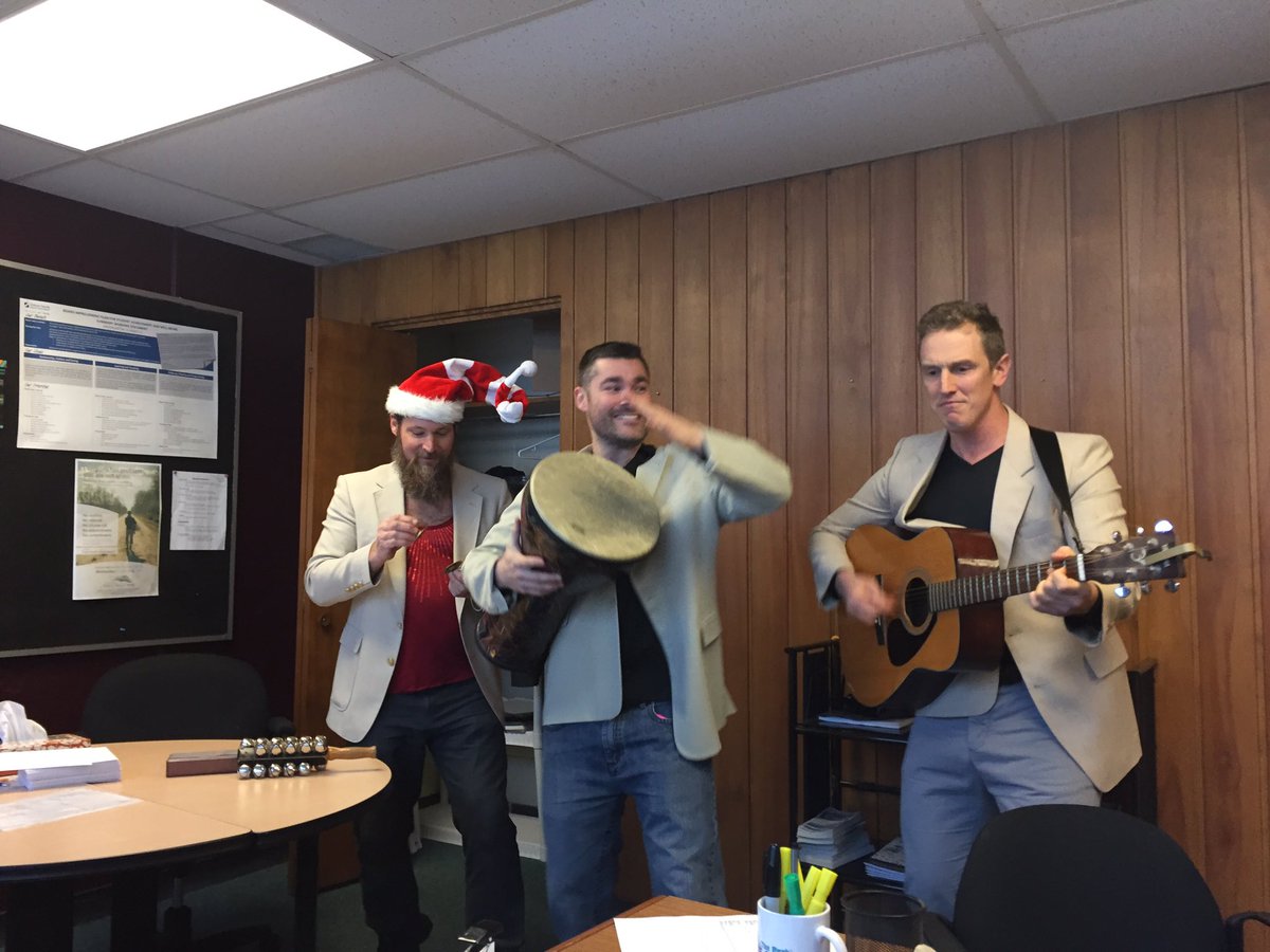 CCI's caroling trio. #cci #tweetthehalls