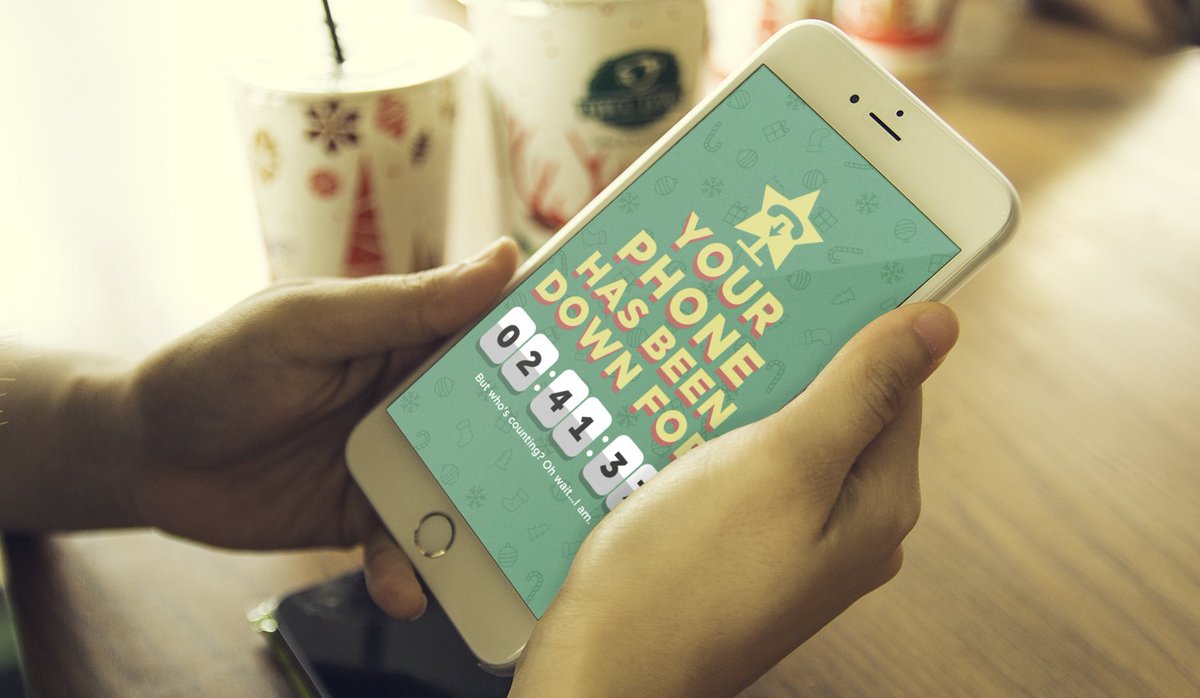 Need help encouraging a certain family member to put their phone down this holiday season? We made an app for that! putyourphonedownapp.com