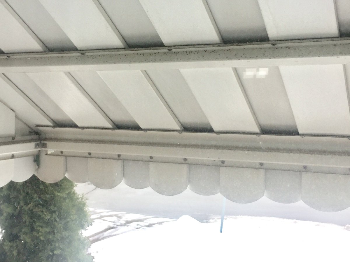 Reliablyclean's tweet image. Is your awning looking rough this winter? We will get that squeaky clean for you in the spring, just in time for the warm weather! #clean