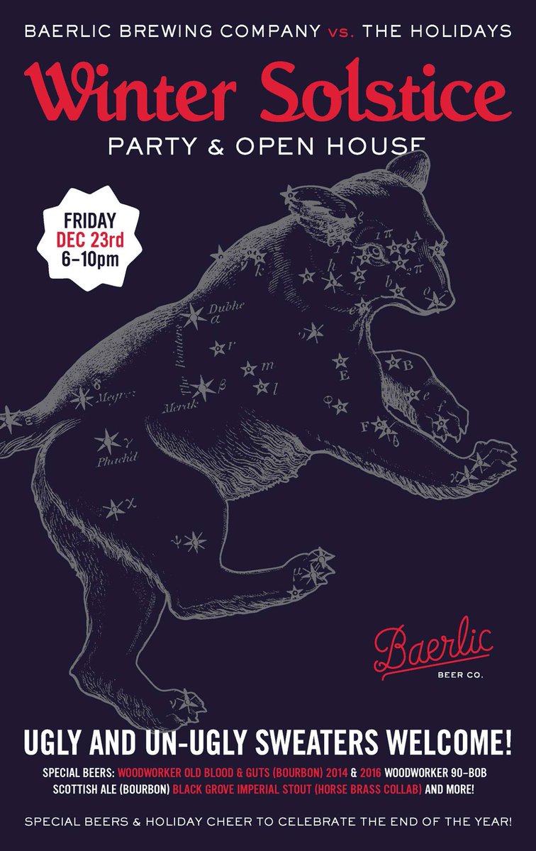 BREWPUBLIC's tweet photo. On Friday @BaerlicBrewing will host its Winter Solstice Party & Open House with Pagan Jug Band. https://t.co/JHKAU1TLuj #baerlic #portland https://t.co/ODe2u6pTVW