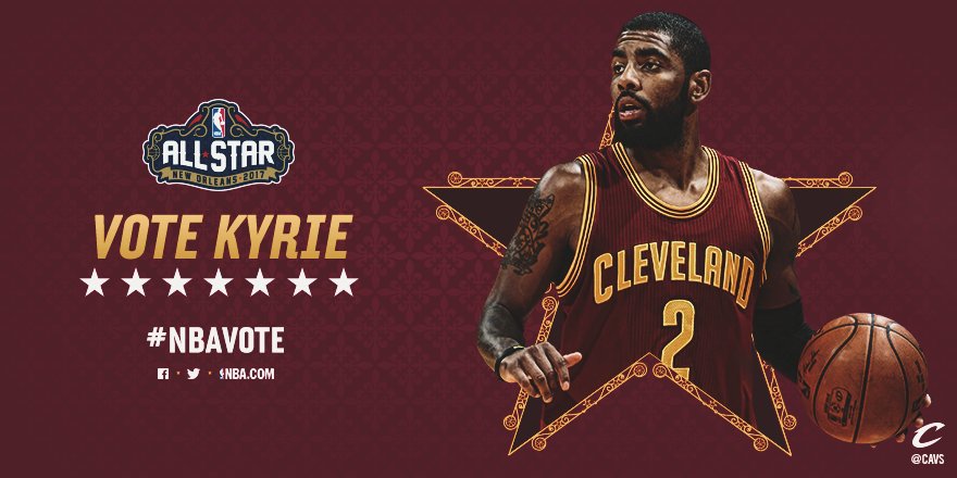 matpless's tweet image. I want to see @KyrieIrving in the NBA All Star Game…RETWEET to #NBAVote for him too! cavs.com/allstar