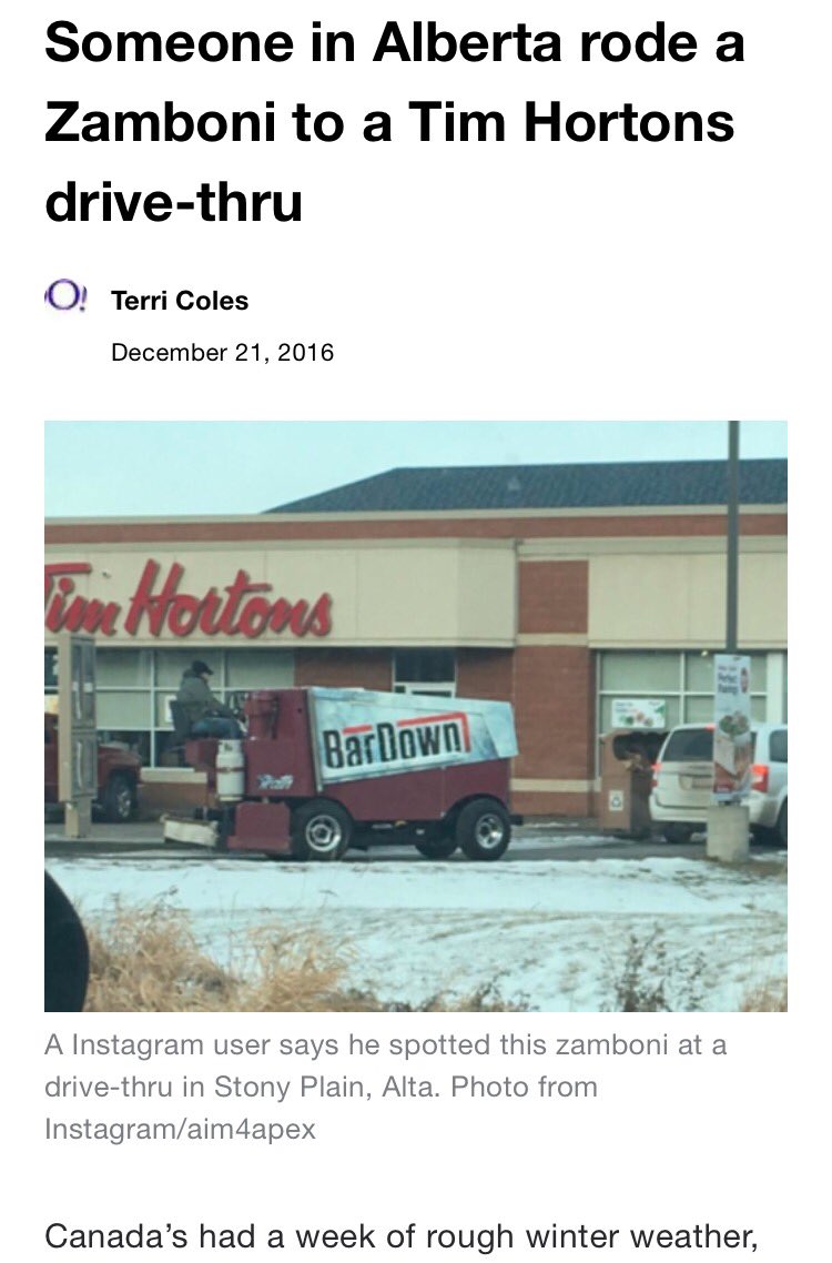 norm's tweet image. Canada: living up to stereotypes.