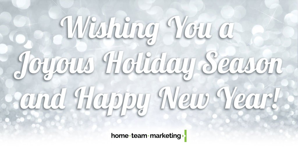HomeTeamMktg's tweet photo. As this year draws to a close and the holiday season is upon us - we want to give our best wishes for a great 2017! #HappyHolidays https://t.co/R0l5P9jmBK