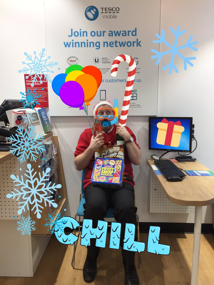 Josh in the Hattersley team was more than pleased to receive his gifts this evening <a href="/HattersleyExtra/">Tesco Hattersley Ext</a> <a href="/tescomobile/">Tesco Mobile</a> @Llittle25 <a href="/McgeoughSteve/">Steve</a>