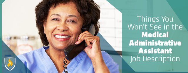 Rasmussen's tweet photo. Job descriptions don't cover everything. Here are 5 lesser-known duties of medical admin assistants. #MedAdmin https://t.co/SFvPDFpsJu https://t.co/TTXBMrF32s
