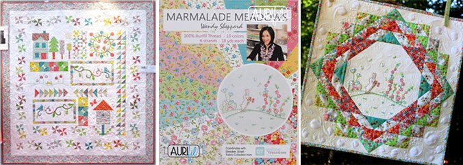 aurifil's tweet photo. Love working with quilter Wendy Sheppard, #IvorySpring on a new collection of #Aurifloss! #MarmaladeMeadows #Aurifil https://t.co/24poLpmEgZ https://t.co/vZuGO13I9m