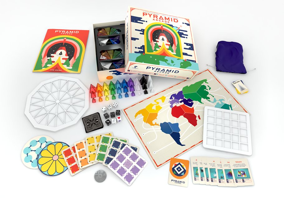 Pyramid Arcade = 25+ years of gaming in 1 box. What will you add for 2017? #tabletopgames >> bit.ly/2hMPD3i
