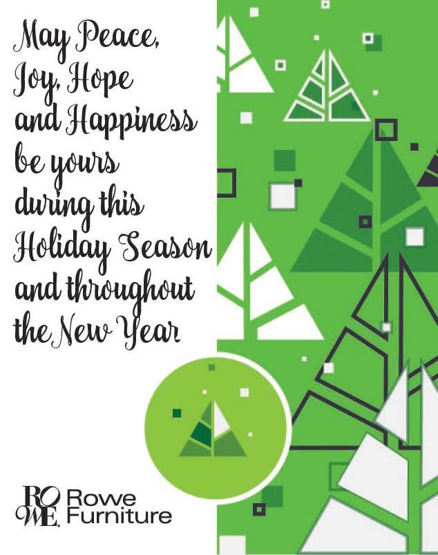 Happy Holidays from Rowe Furniture!!