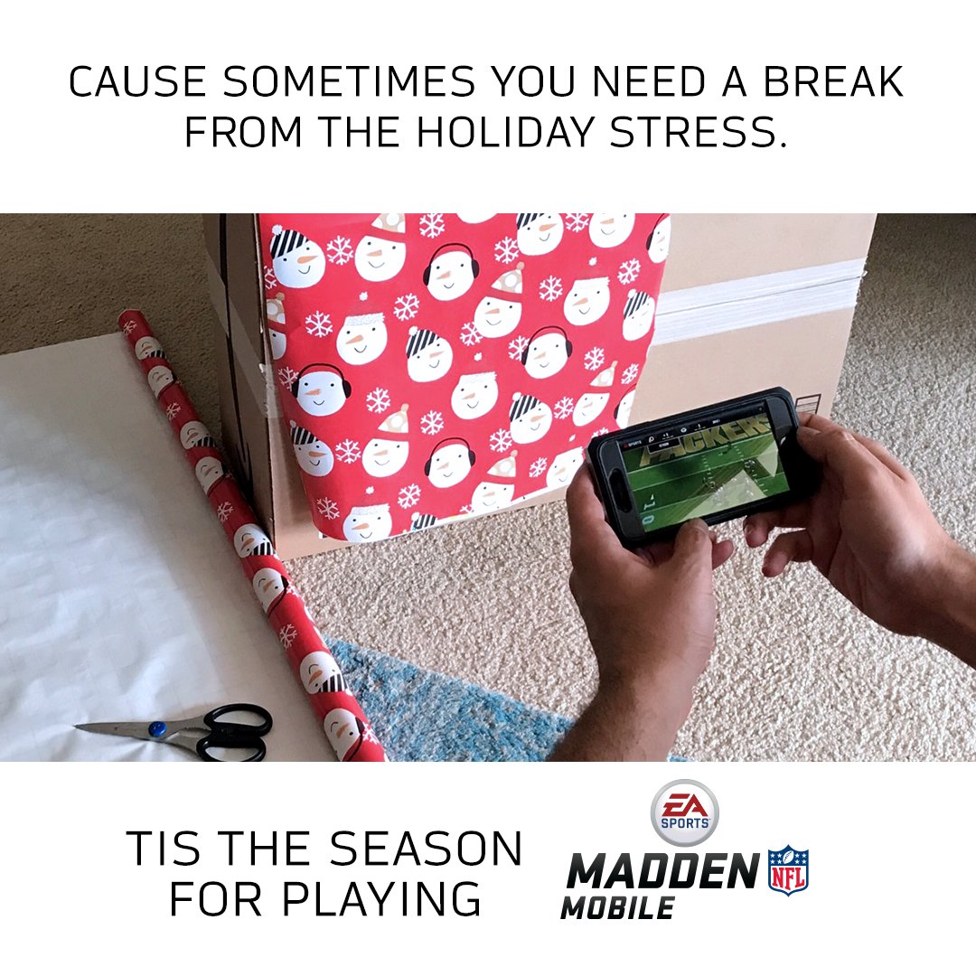 EAMaddenMobile's tweet image. #StressRelief