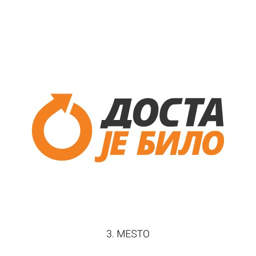 DostaJeBilo's tweet photo. Večeras smo izabrali 3 pobednička logotipa. Čestitamo Stevanu, Savi i Nenadu i zahvaljujemo se svima na trudu i kreativnim idejama :) https://t.co/dEJr2Cd81v