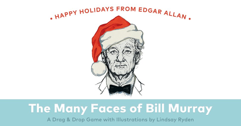 EdgarAllanCo's tweet image. Murray &amp;amp; Bright - Happy Holidays from Edgar Allan buff.ly/2hZlcao
