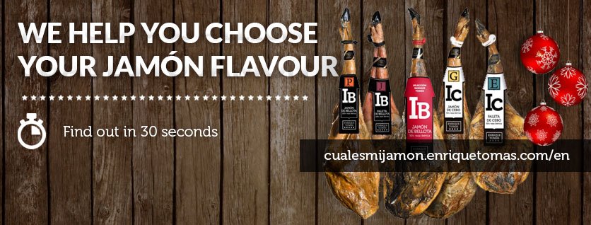 jamonisnotham's tweet photo. Jamón Test for foodies! Find out your perfect jamón matching flavour in 30' #foodie #test https://t.co/KGqHefE6HK