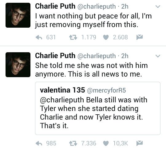 sourmurdock's tweet photo. yo viendo los tweets de charlie #BellaThorneIsOverParty https://t.co/U3w6vns9Wl