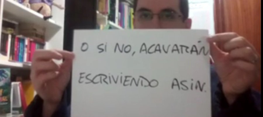 A3Noticias's tweet photo. 'Compra livros o acavarán escriviendo asin': Un escritor pide a los padres que regalen libros a sus hijos ► https://t.co/0fmklmw6F8 https://t.co/q6IwZFJPqB