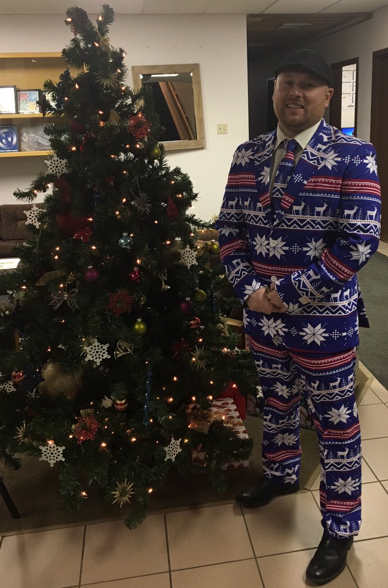 The Christmas spirit is alive at ADM this morning!