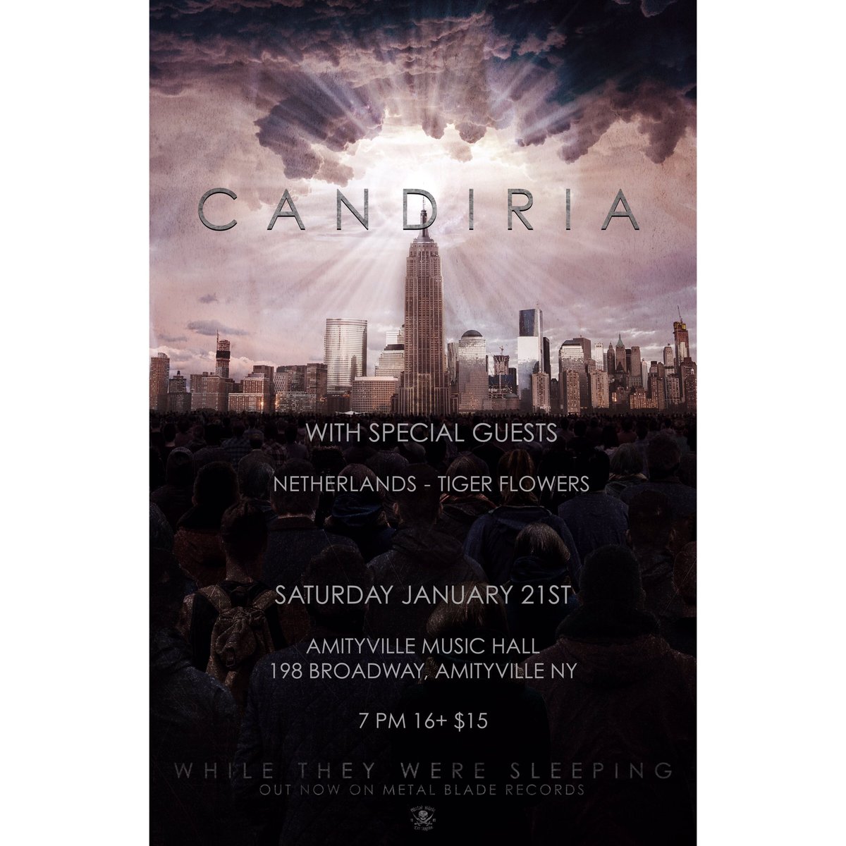 SAVE THE DATE: 01/21 at AMH - Candiria | <a href="/nethrock/">NETHERLANDS</a> | <a href="/TigerFlowersNYC/">TIGER FLOWERS</a> 
tix: ticketf.ly/2i64fbM