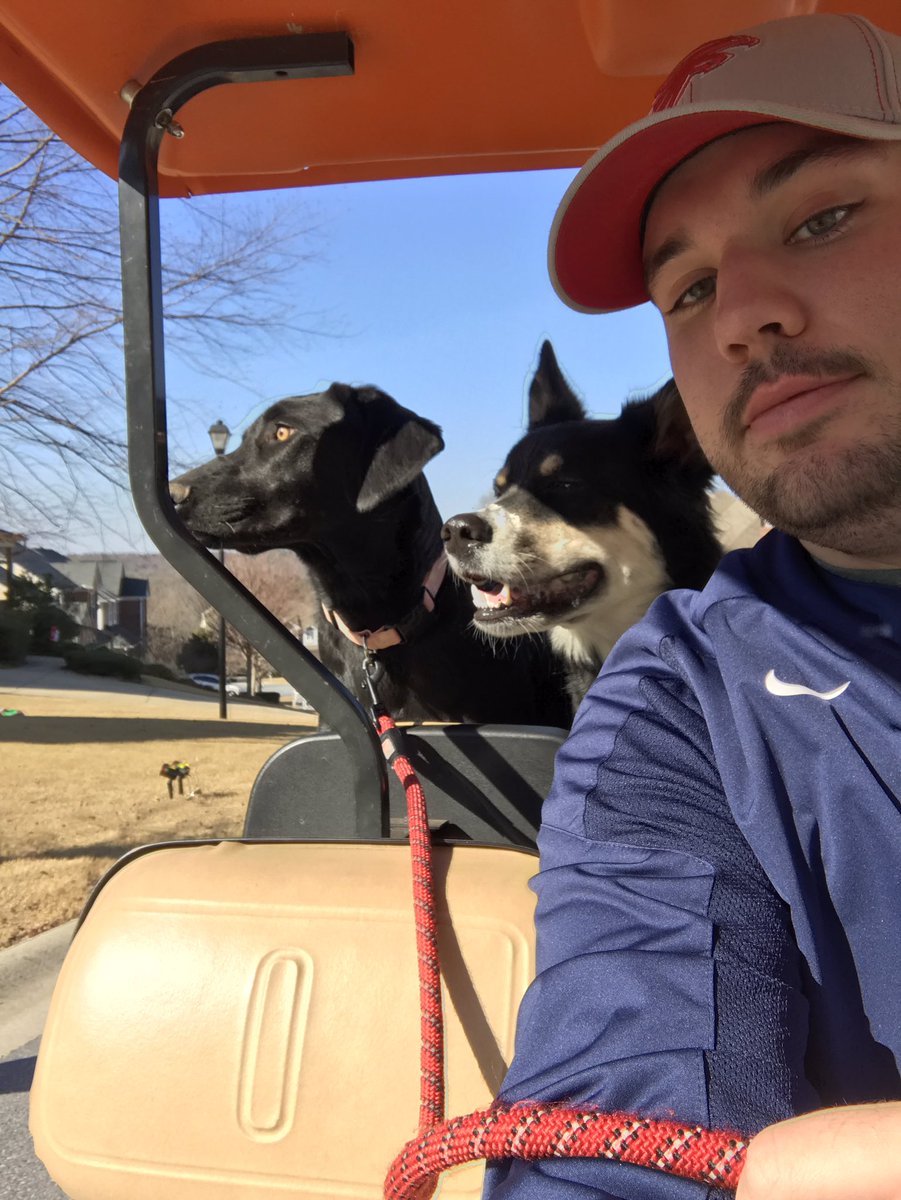 coachfarist's tweet photo. Pups and I took a ride on this warm, sunny, and 3 days before Christmas Day. #GAWeatherProbs https://t.co/3vkTvxIio3