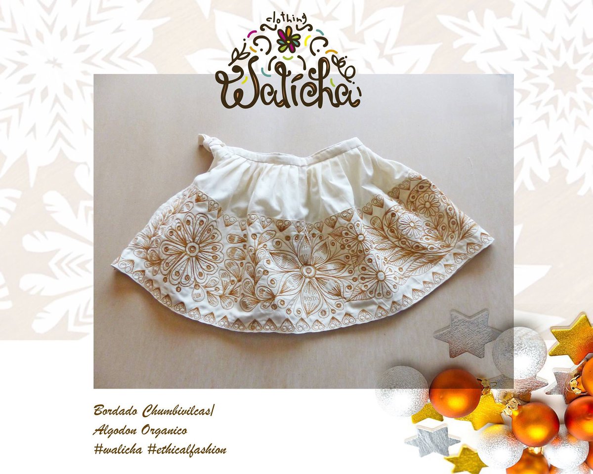 walichaethichic's tweet photo. #organiccotton celebration skirt! Our best wishes from the #Walicha team #ethicalfashion #ecofashion #fairtrade #ethicalstyle https://t.co/cP510N4KbF