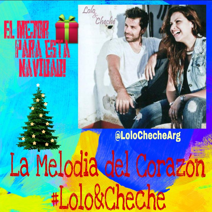 LoloChecheArg's tweet photo. El mejor 🎁!! #Lolo&amp;Cheche #LaMelodiaDelCorazon #musica #talento https://t.co/4gRdUC0rmK