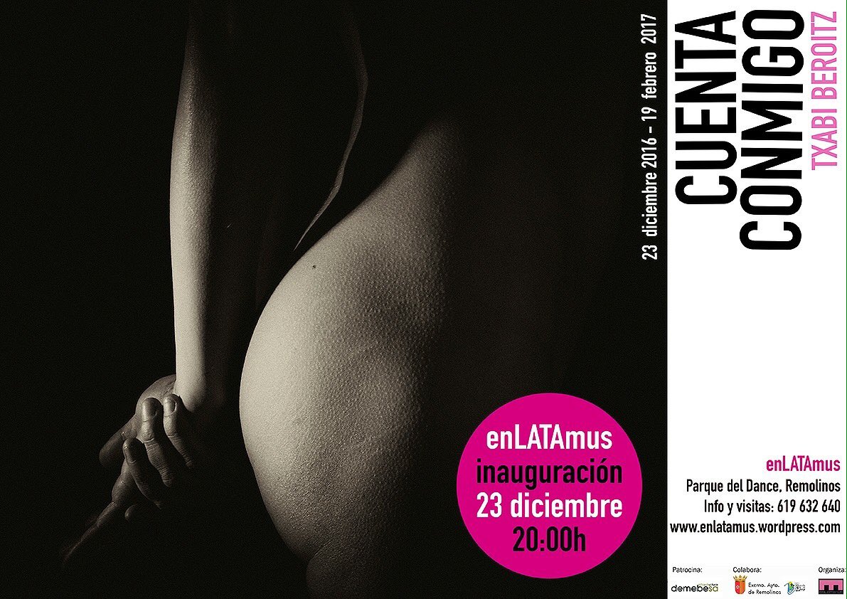 Mañana a las 20h inauguramos "Cuenta conmigo", <a href="/TxabiBeroitz/">Txabi Beroitz</a> . Fotografía, cuerpos, paisaje y mirada. En Parque del Dance, Remolinos. Venid!