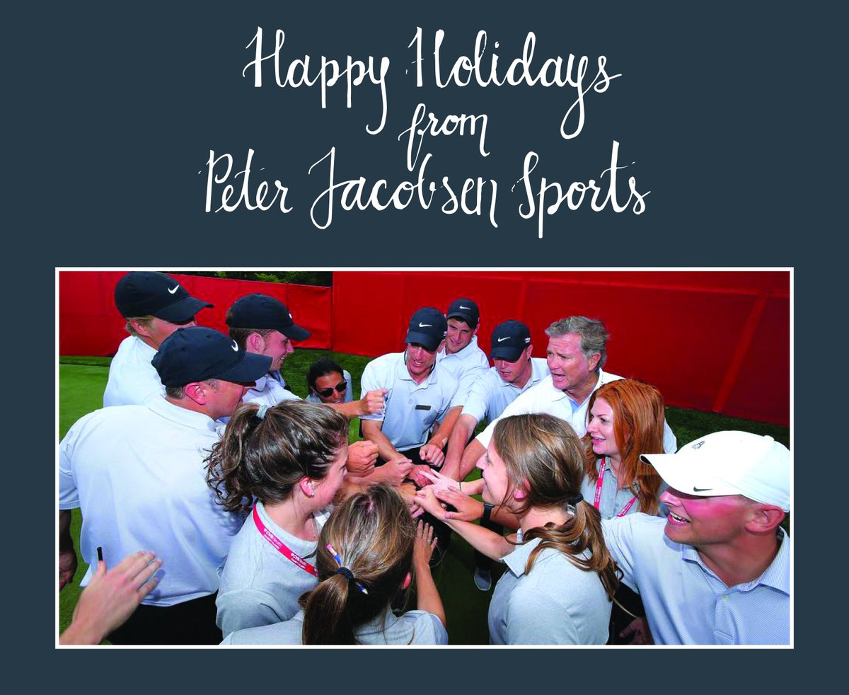 PJ_Sports's tweet photo. #HappyHolidays and cheers to the New Year from us at Peter Jacobsen SPORTS! https://t.co/1xqCgVELP9