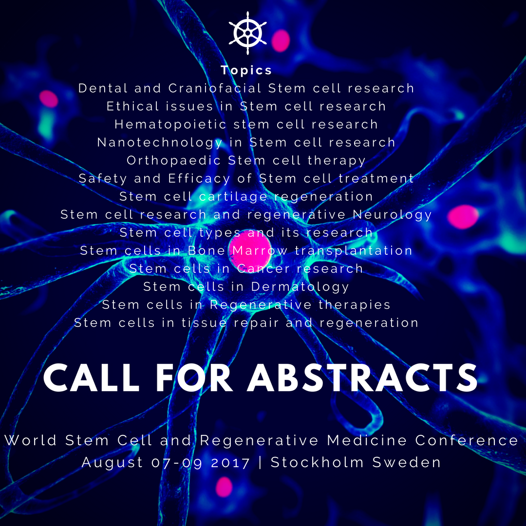 ThinkersHub's tweet photo. #Thinkershub #callforabstracts for #stemcells and #Regenerative #medicine #conference #Stockholm https://t.co/qRvrY5rlEK https://t.co/oR6EFAE16l