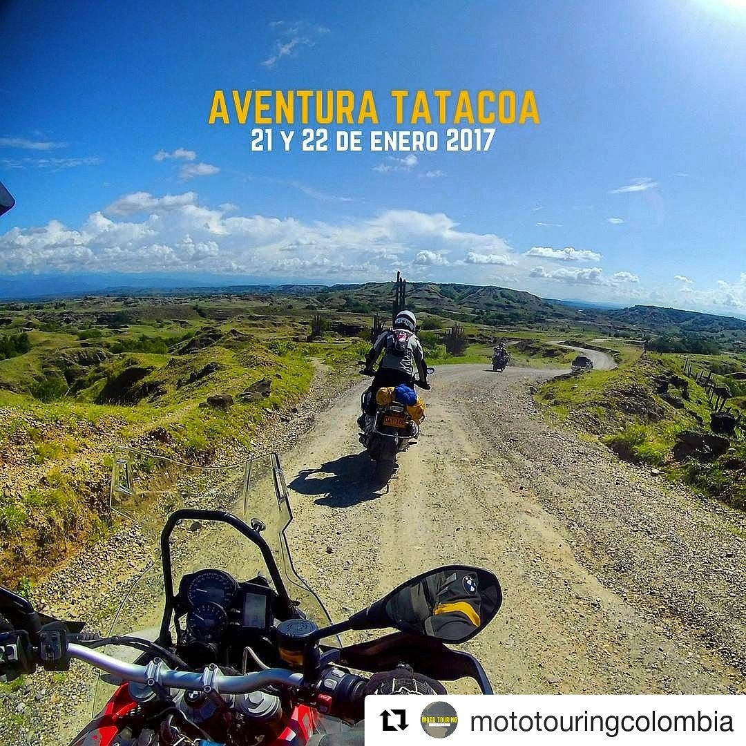 ¿Quienes con #Moto?  En Enero iremos al Desierto de la Tatacoa. Más info en #IG @MotoTouringColombia