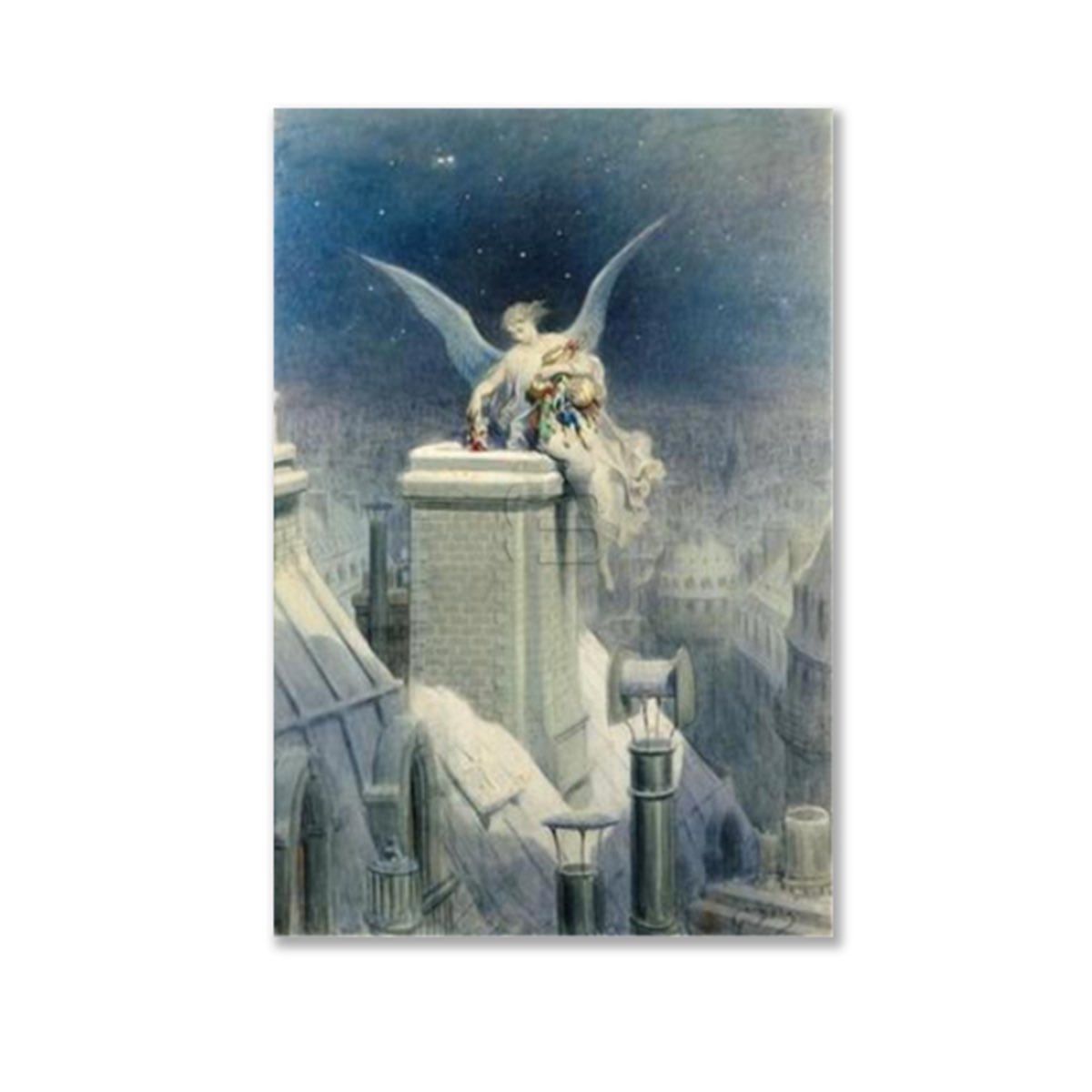 FillSpaceArt's tweet photo. Gustave Doré was not only a prolific artist, but also a prankster from a very young age! 'Christmas Eve,' available in the shop. https://t.co/pu7ZqUZxrS