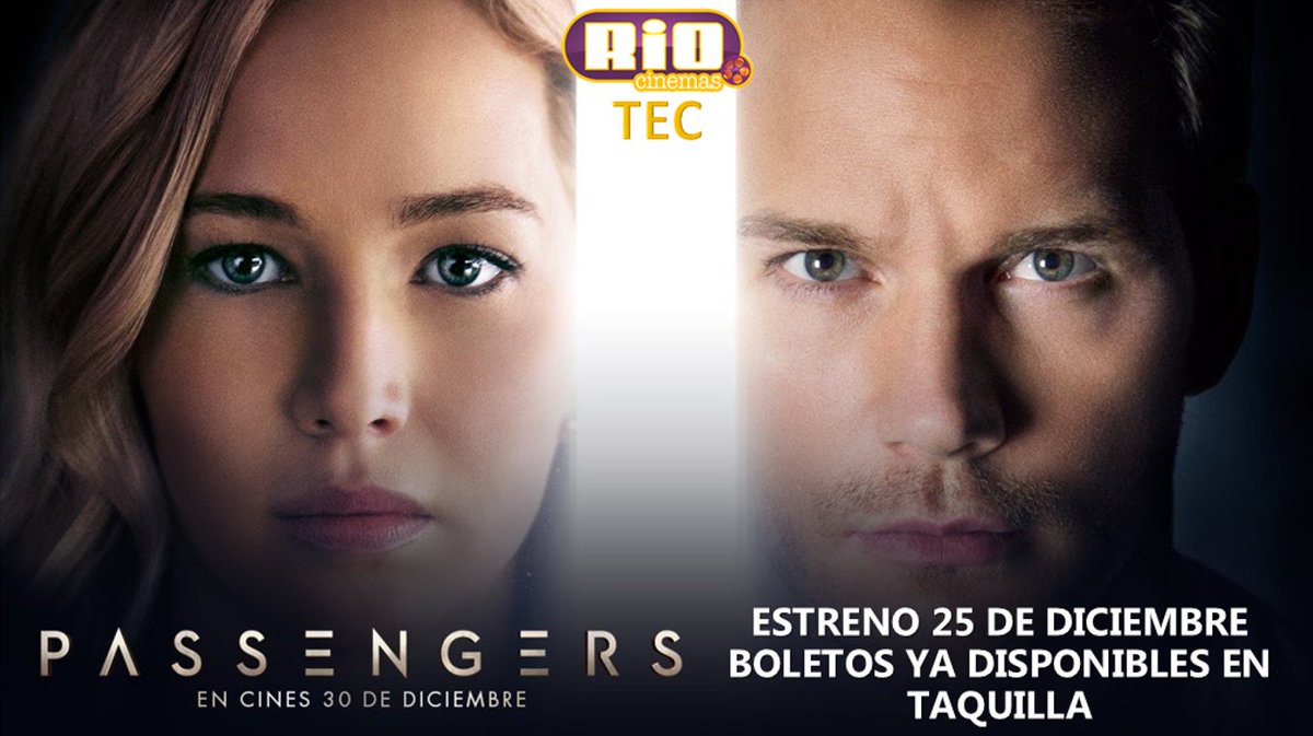 Gran estreno de "Pasajeros" este próximo domingo 25 de diciembre asi es en navidad el #CineTradiciondePiedrasNegras no cierra los esperamos!