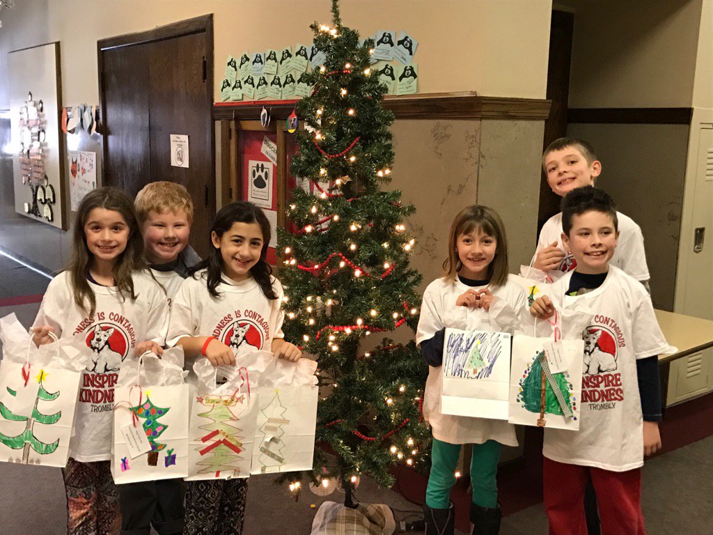 <a href="/GPTrombly/">Trombly Elementary</a> Kindness Club spreading Holiday joy.  Sending decorations to children at St. John hospital. <a href="/GPSchools/">GPPSS</a>
