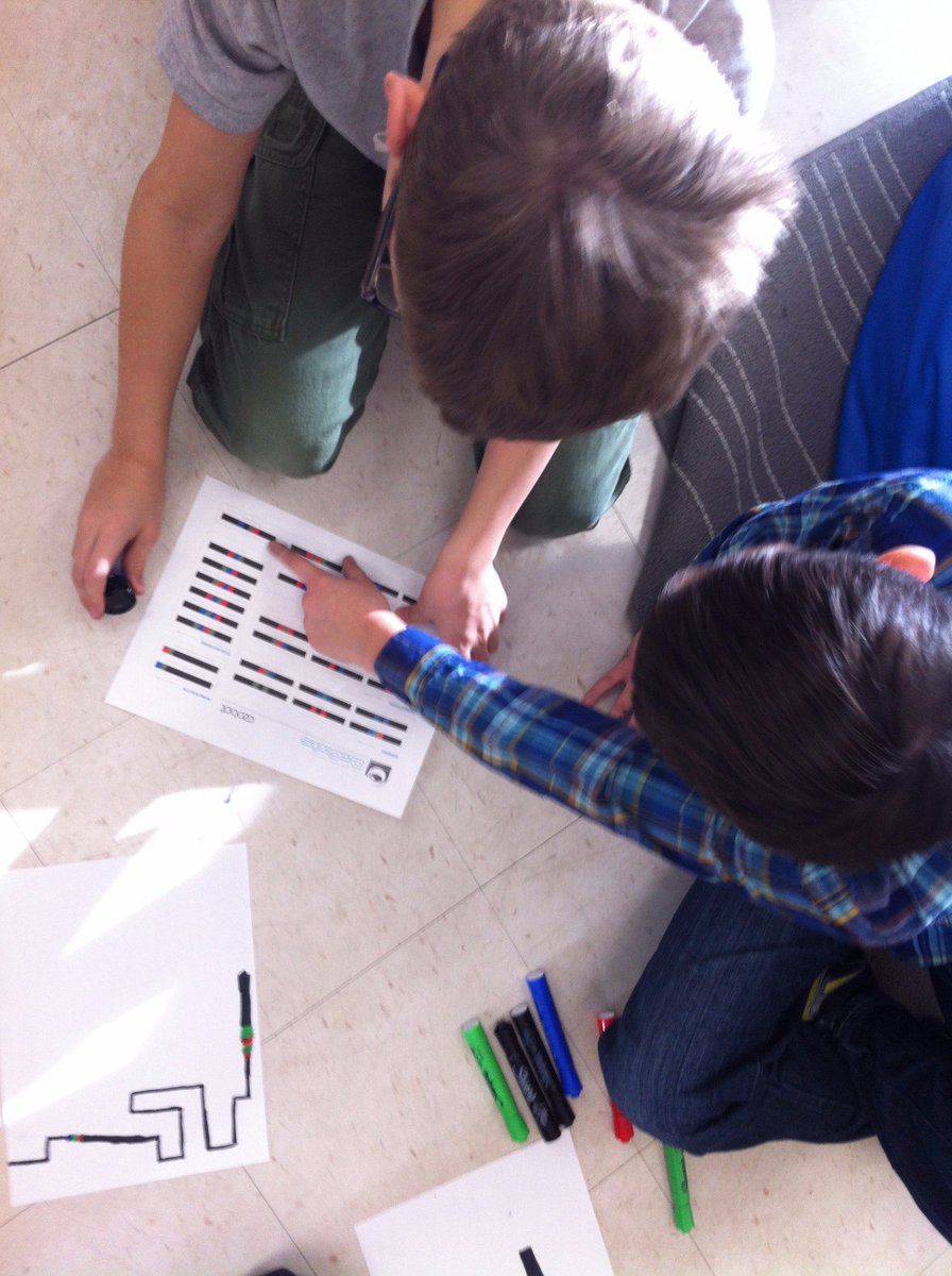 R_classroom's tweet photo. Tech Week! Ozobot Robots allow students to explore coding with colour. These miniature robots are being named tomorrow! 🔍 https://t.co/rxABcCkUp1